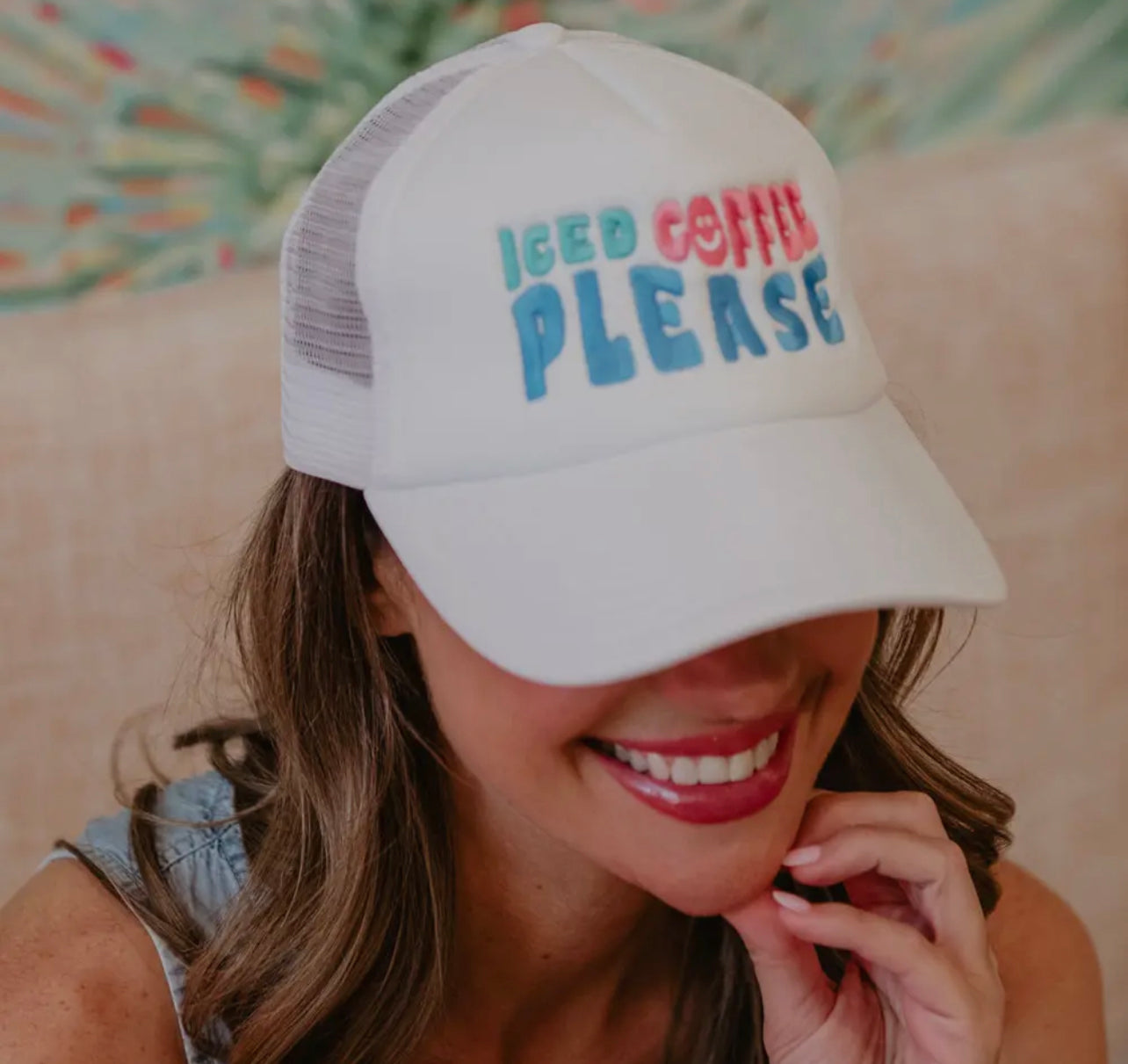 Iced Coffee Please Trucker Hat