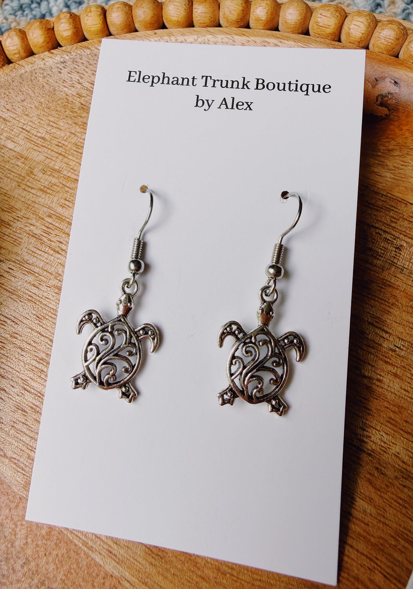 Handmade Turtle Earrings