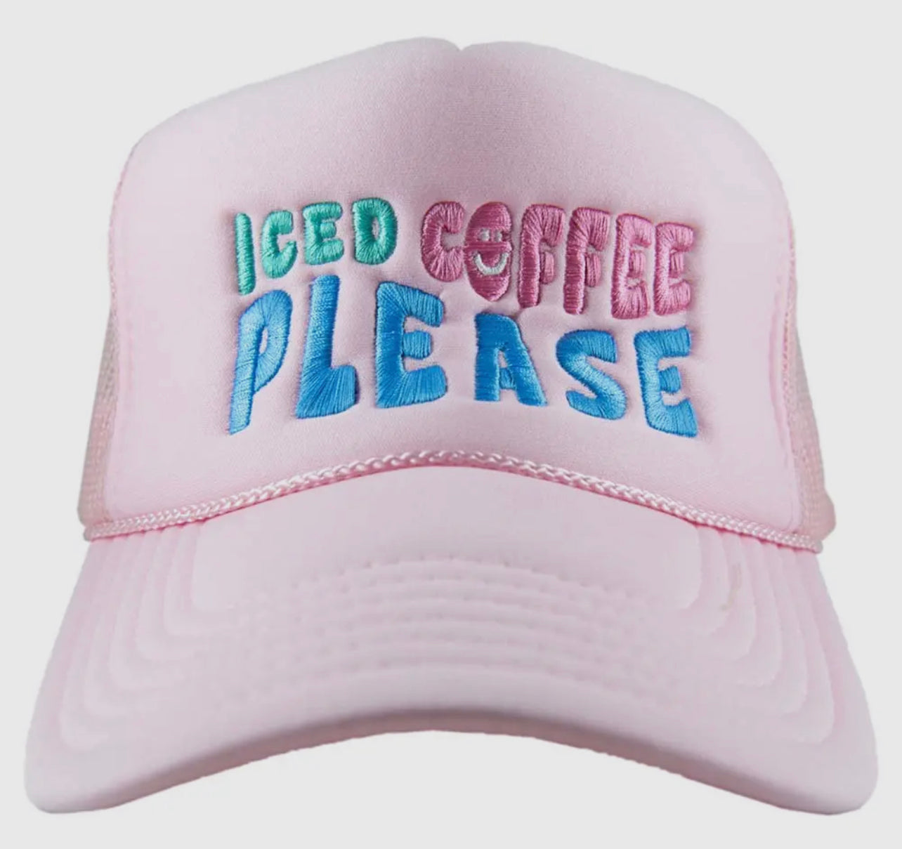 Iced Coffee Please Trucker Hat