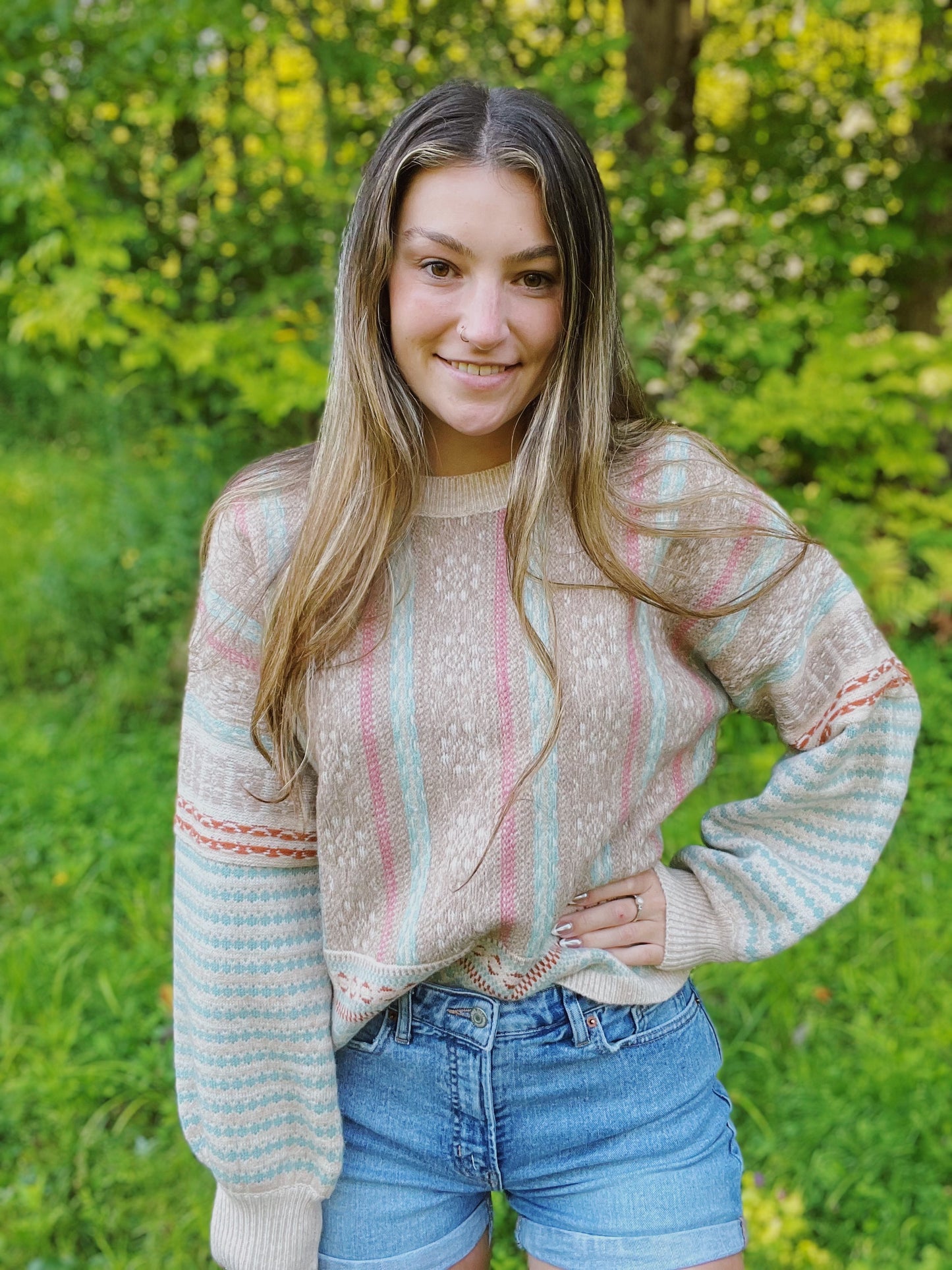 New Perspective Cozy Knit Sweater