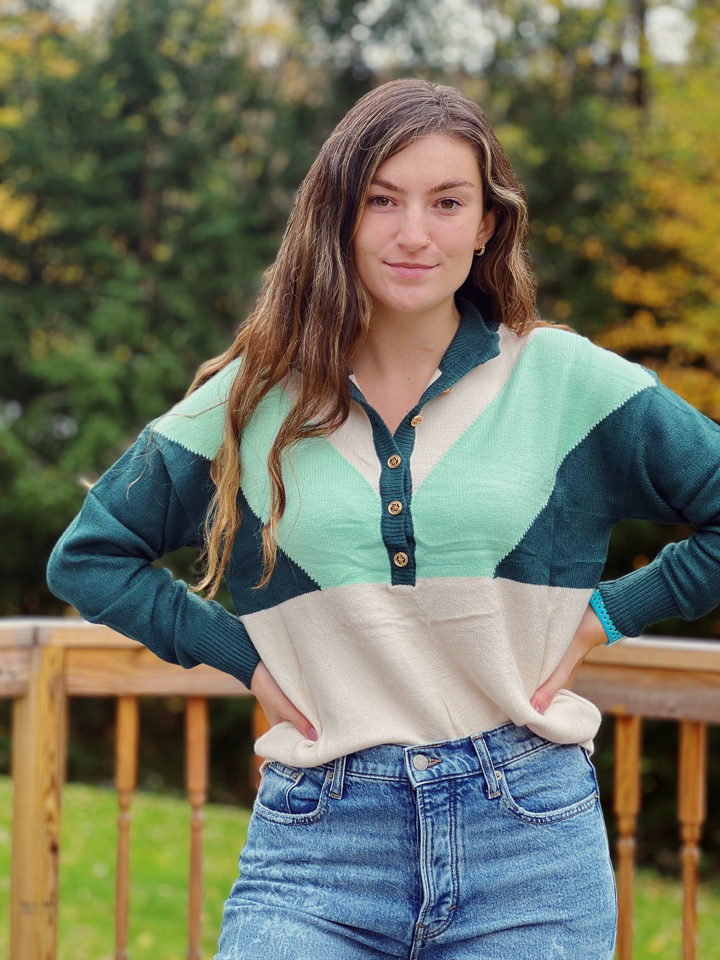 Green for the Holidays Sweater