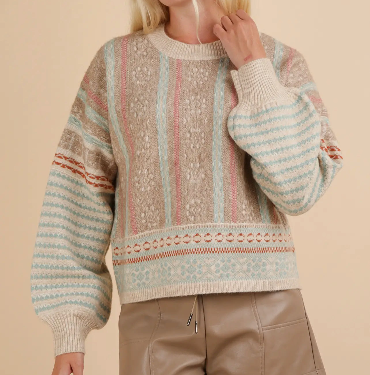 New Perspective Cozy Knit Sweater
