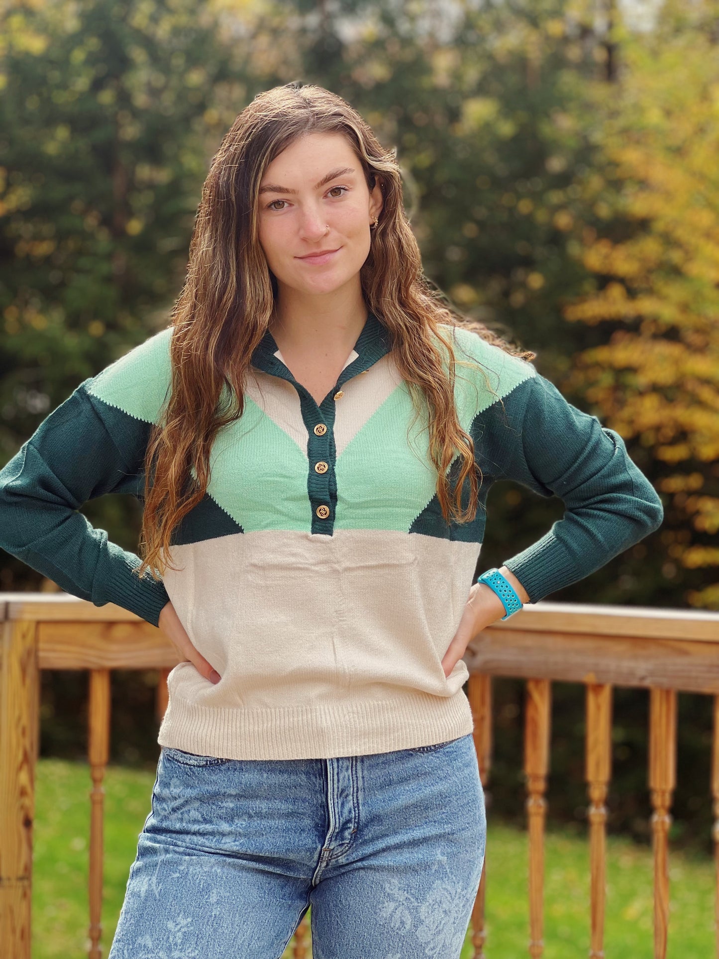 Green for the Holidays Sweater