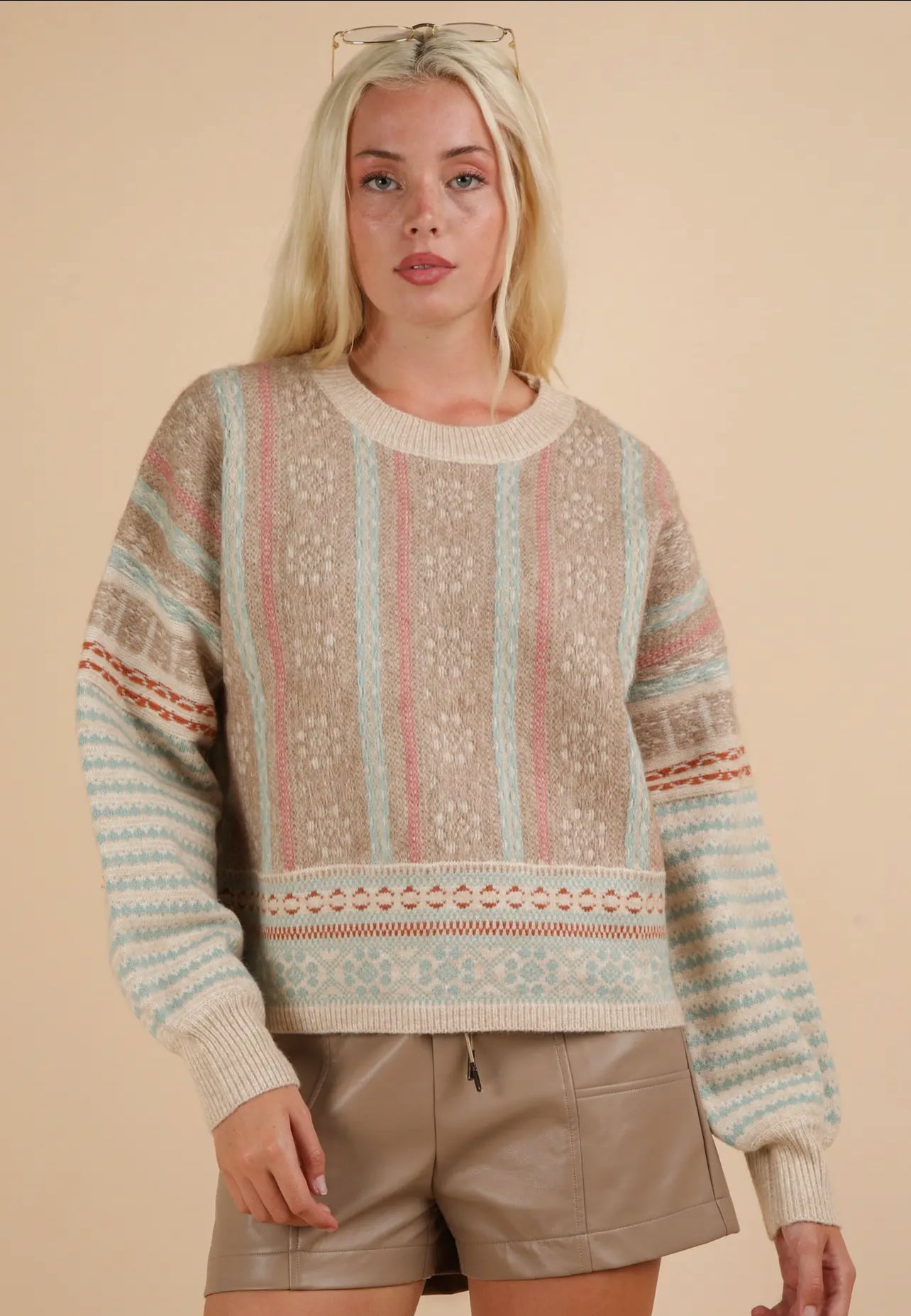 New Perspective Cozy Knit Sweater