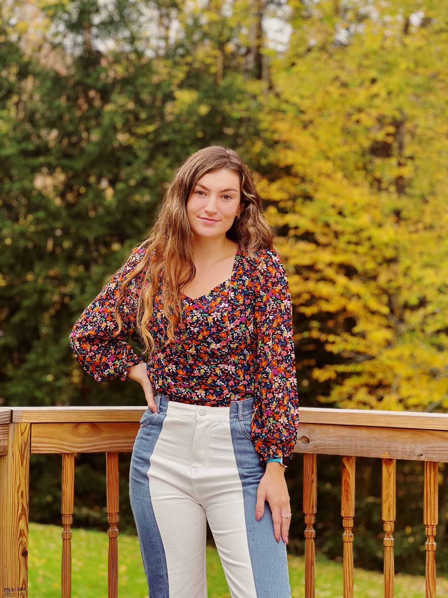 What I Like Floral Long Sleeve