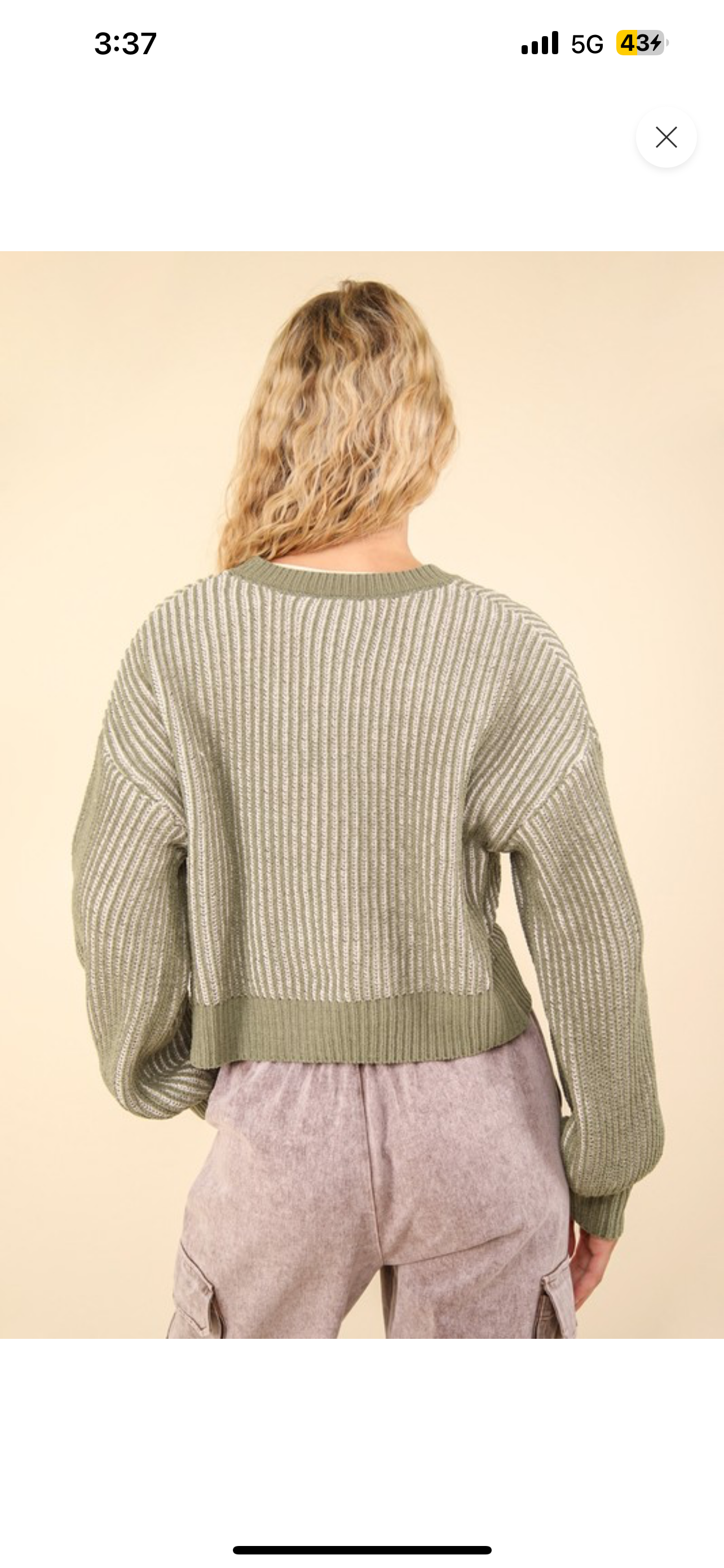 Green Garland Sweater Cardigan