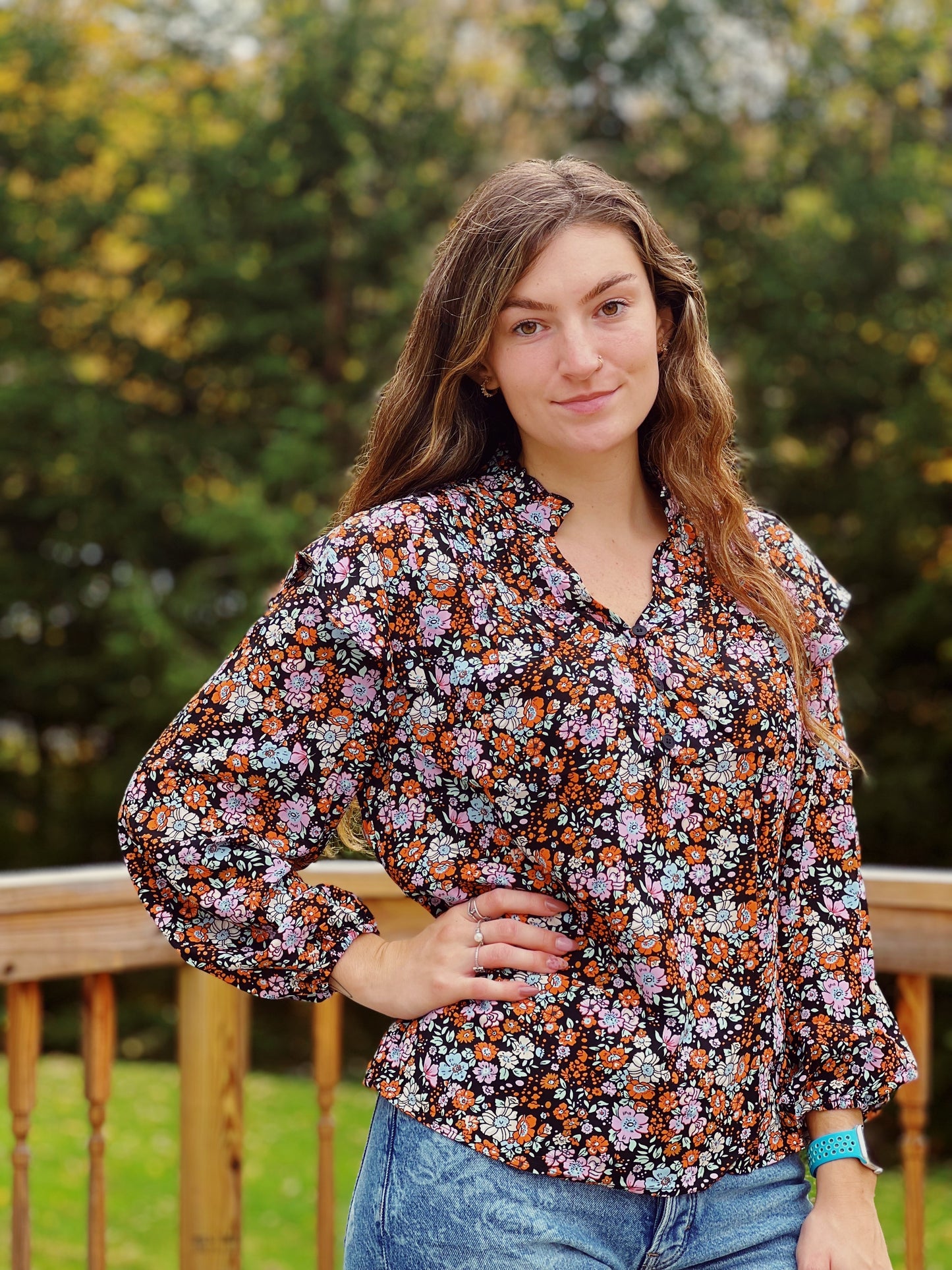 Blooming Hope Floral Blouse