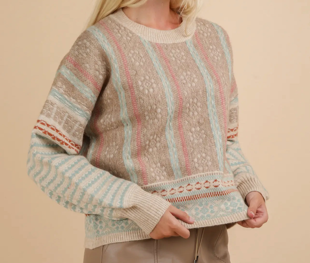 New Perspective Cozy Knit Sweater