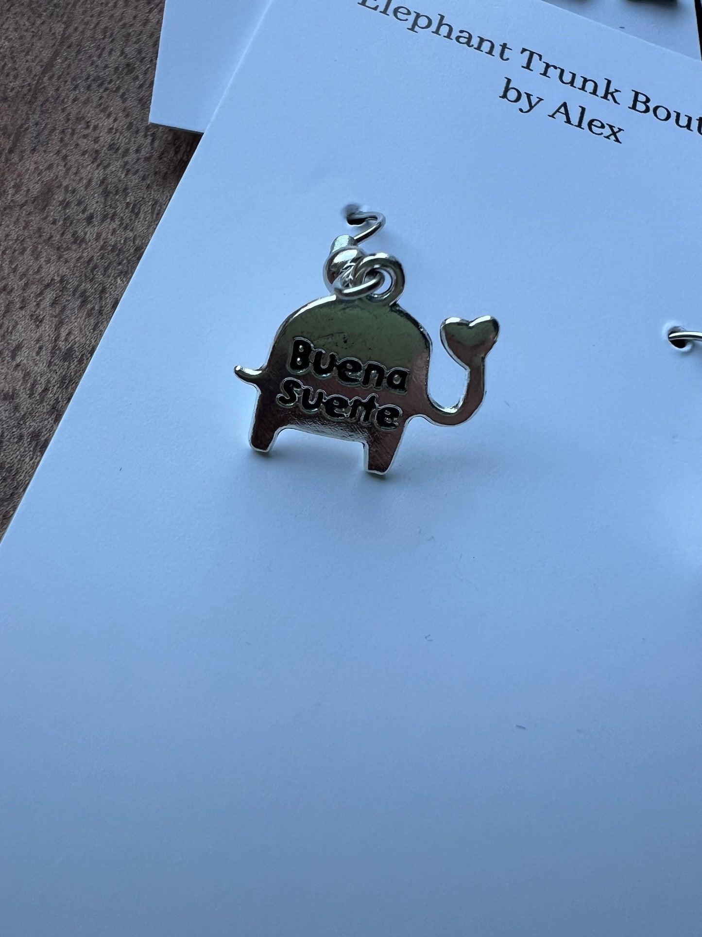 Elephant Animal Dangle Earrings