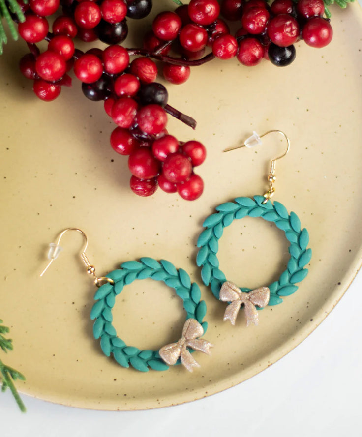 Wreath Dangle Earrings