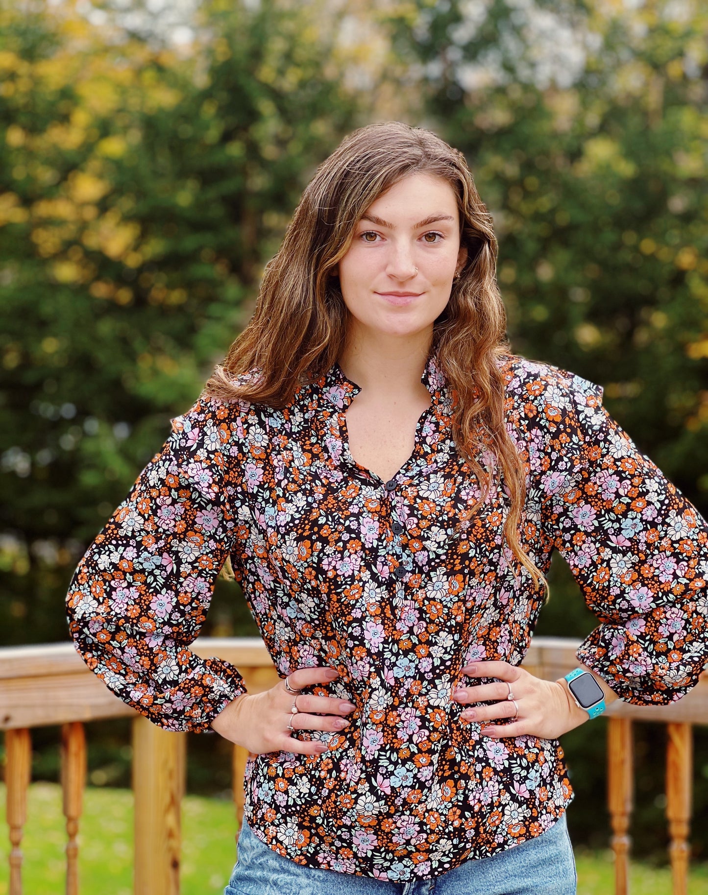Blooming Hope Floral Blouse