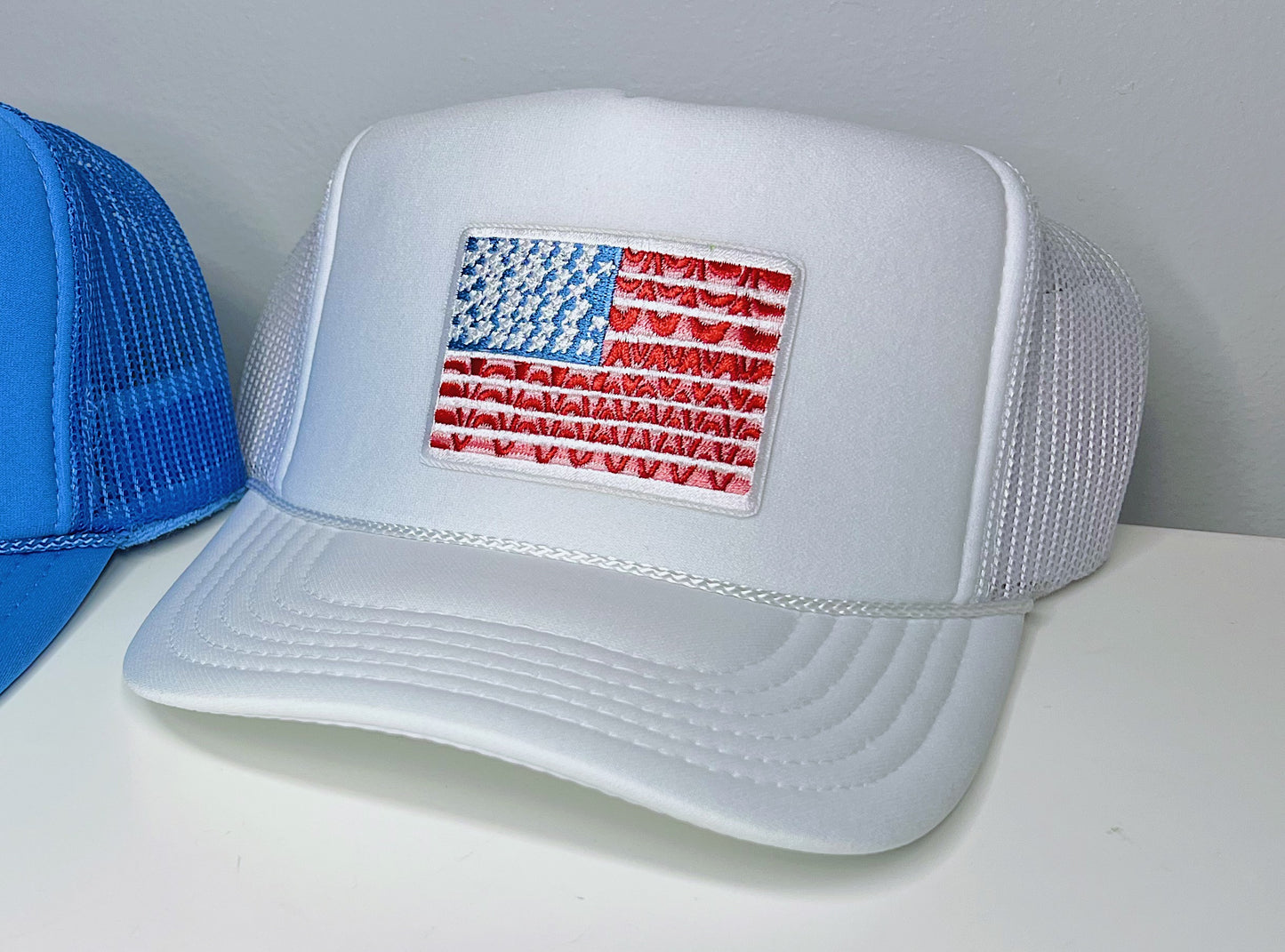 American Flag Trucker Hat