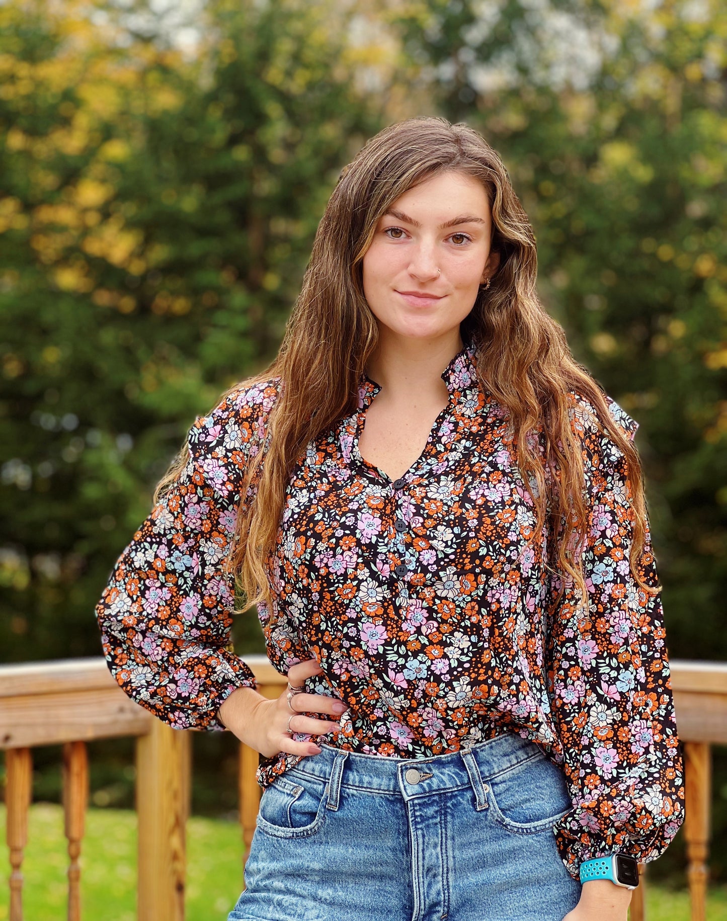 Blooming Hope Floral Blouse