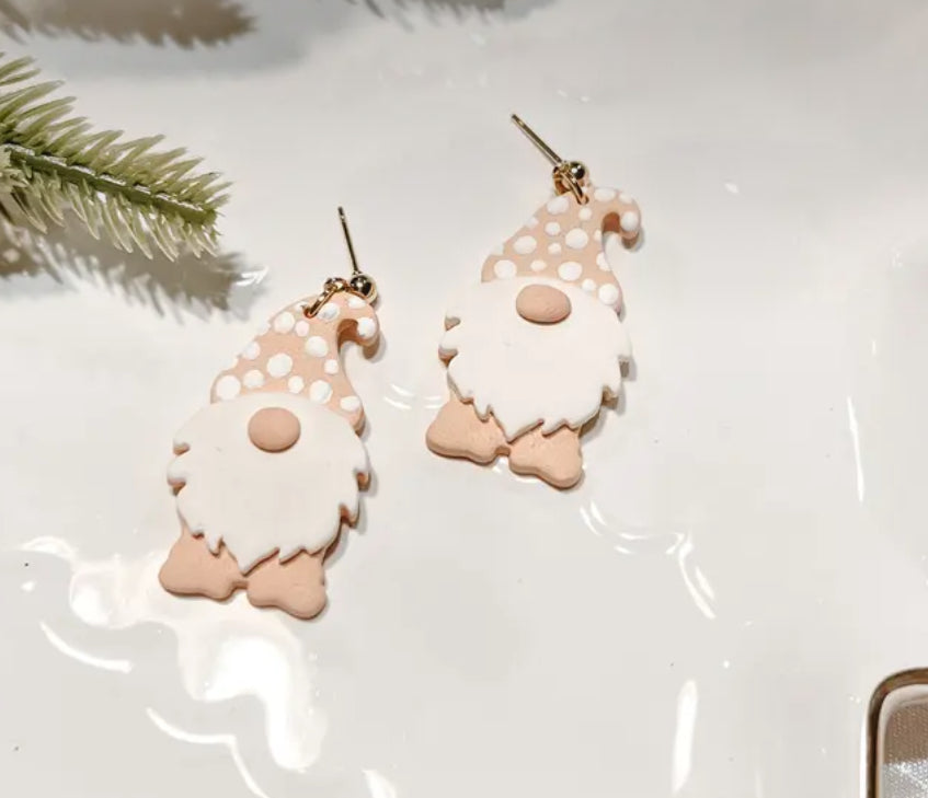Christmas Gnome Dangle Earrings