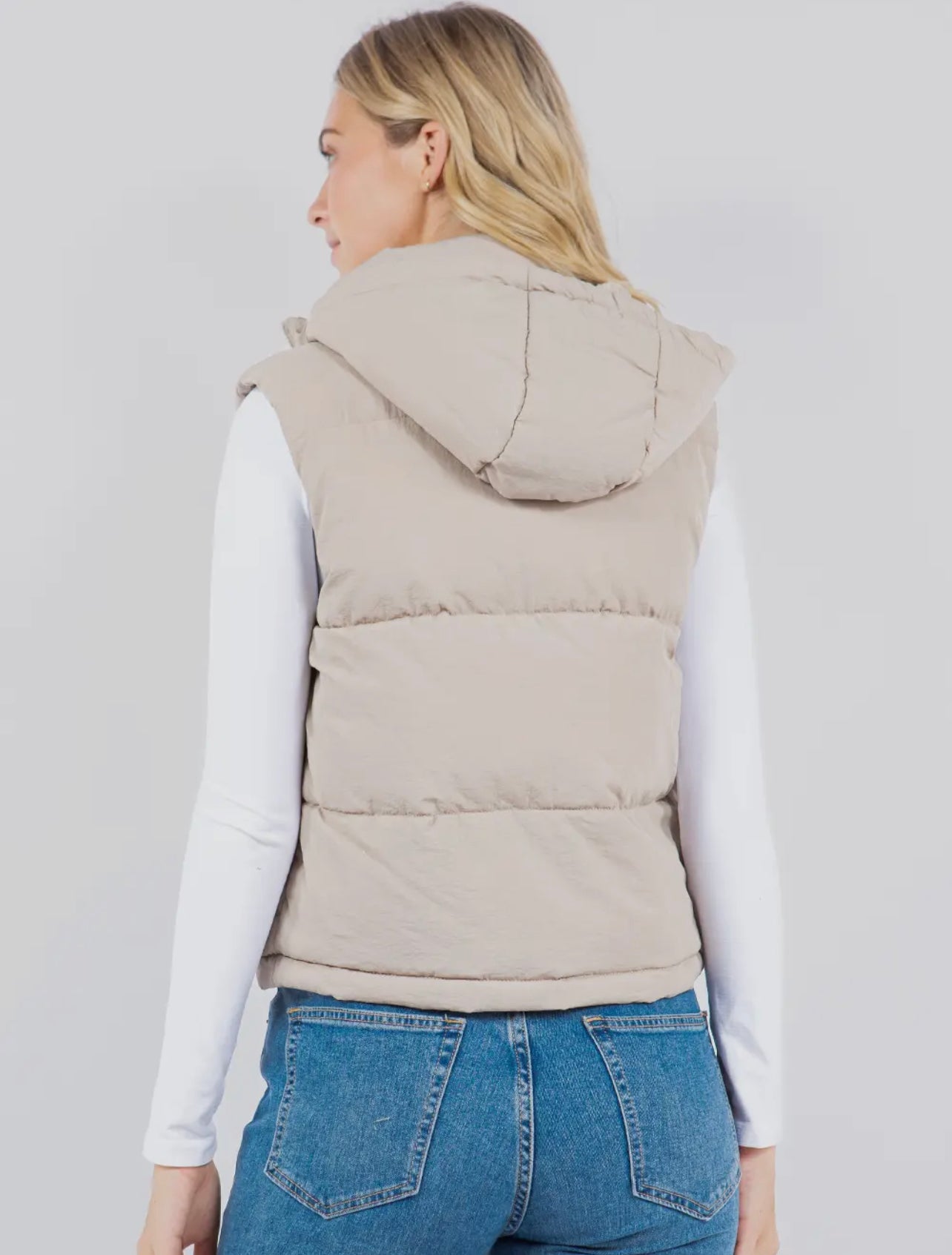 Weekend Mode Sherpa Lined Puffer Vest