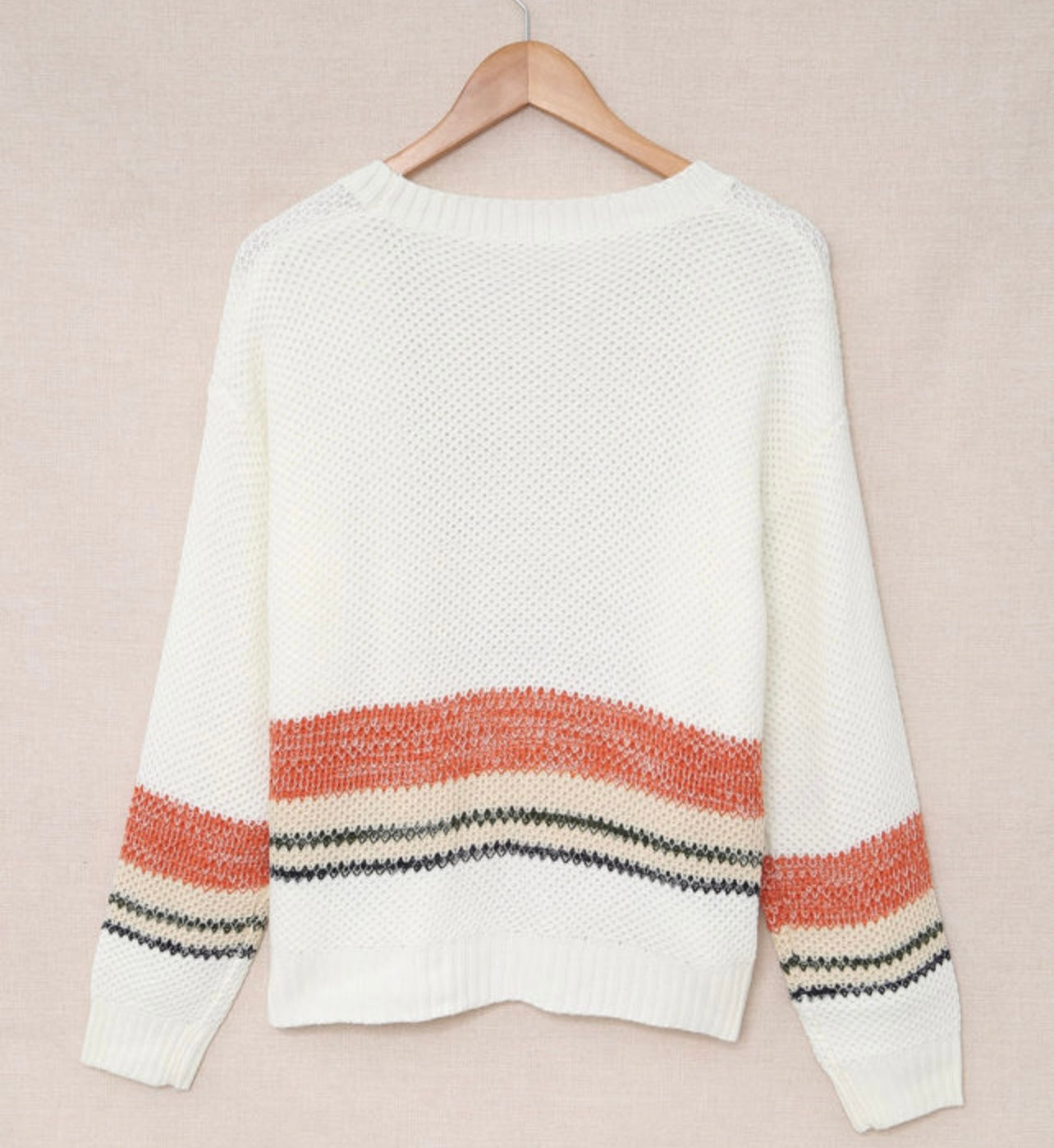 Fall Days Begin Ivory Sweater Cardigan