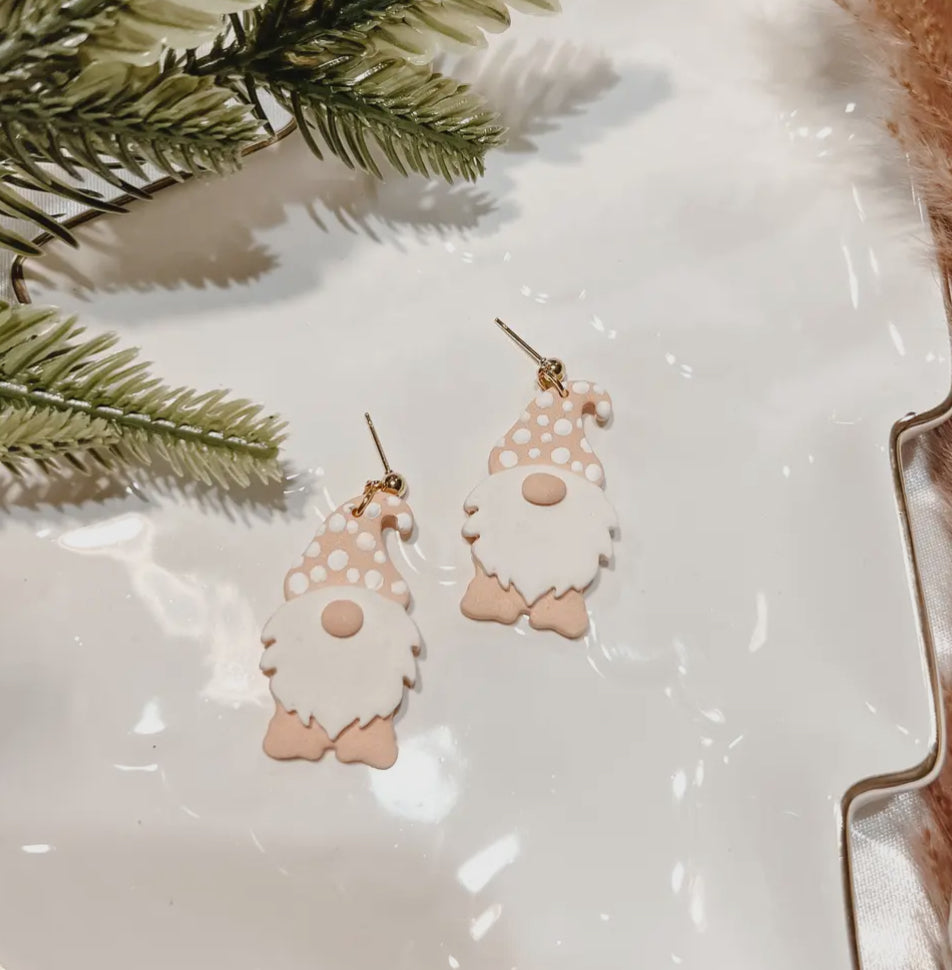 Christmas Gnome Dangle Earrings