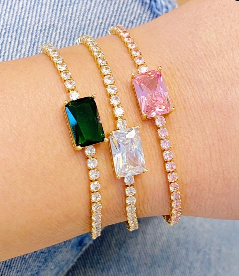 Precious Pendant Tennis Bracelet