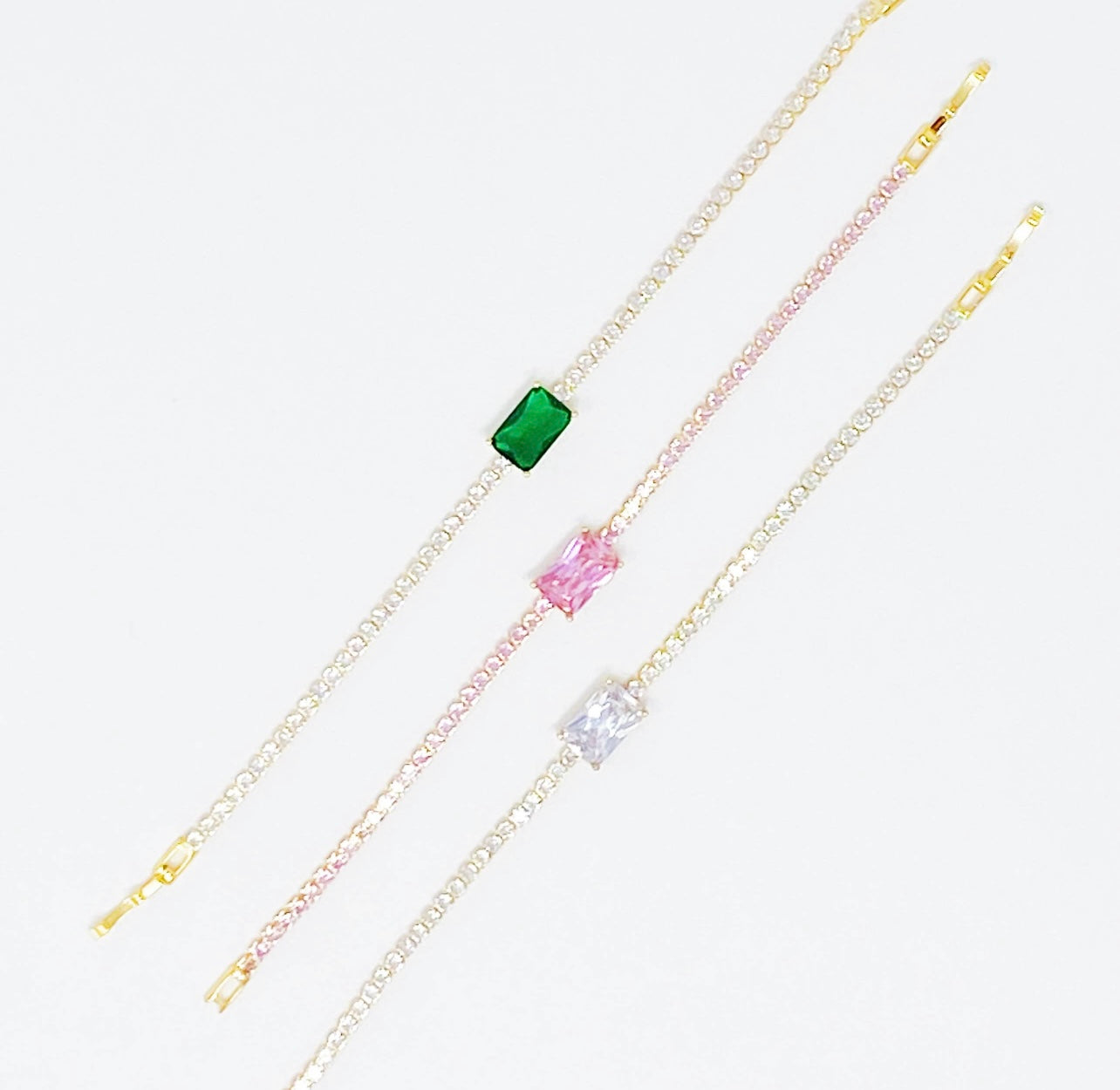 Precious Pendant Tennis Bracelet
