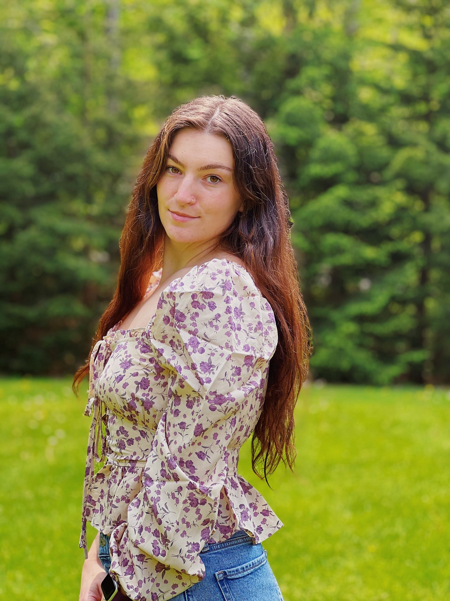 Living A Fairytale Floral Top