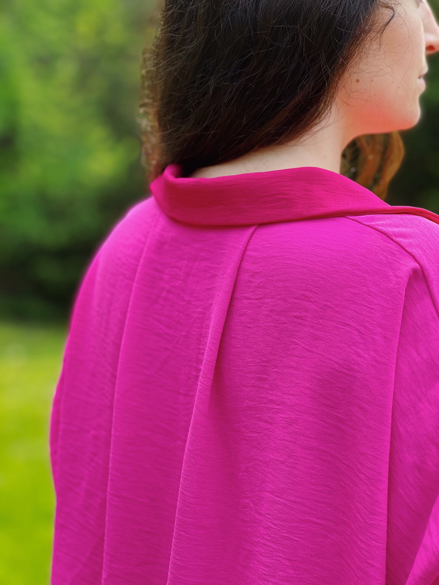 Timeless Beauty Fuchsia Blouse