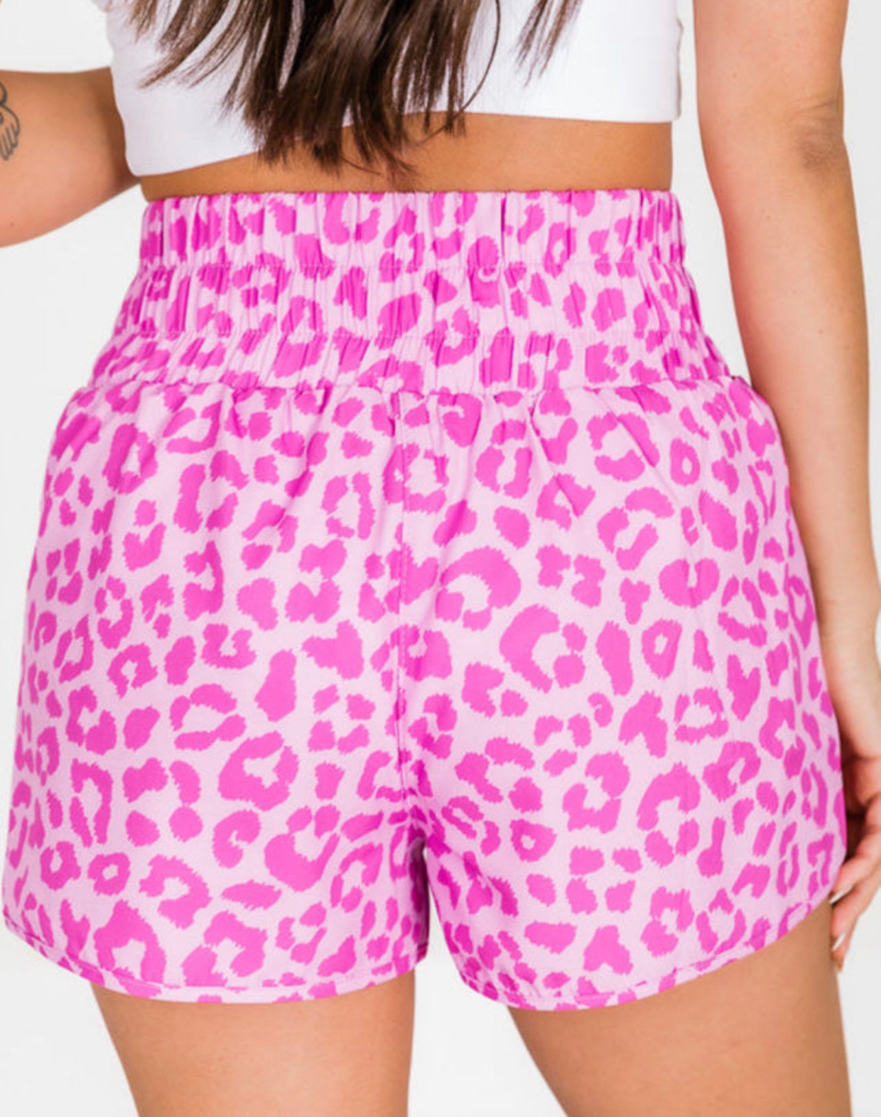 Let’s Move Shorts - Pink Leopard
