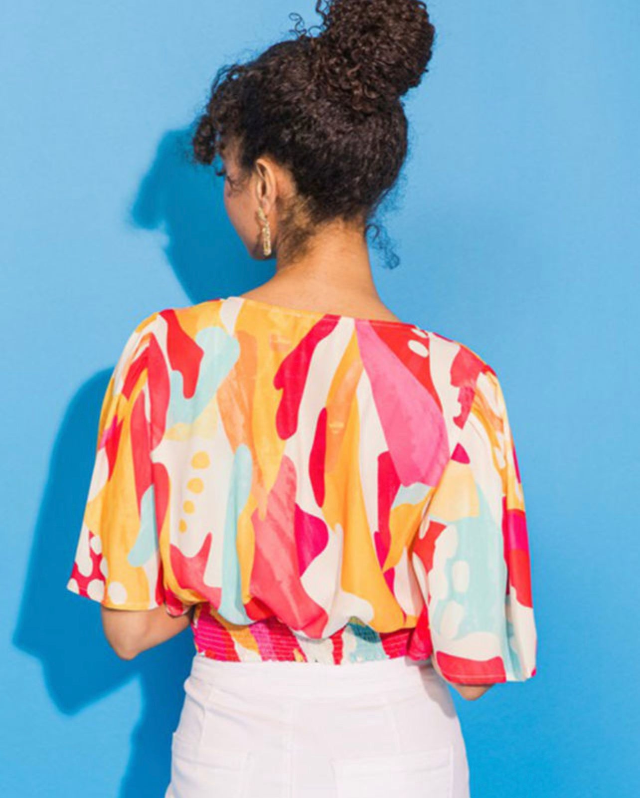 Perfectly Flirty Twist Front Blouse