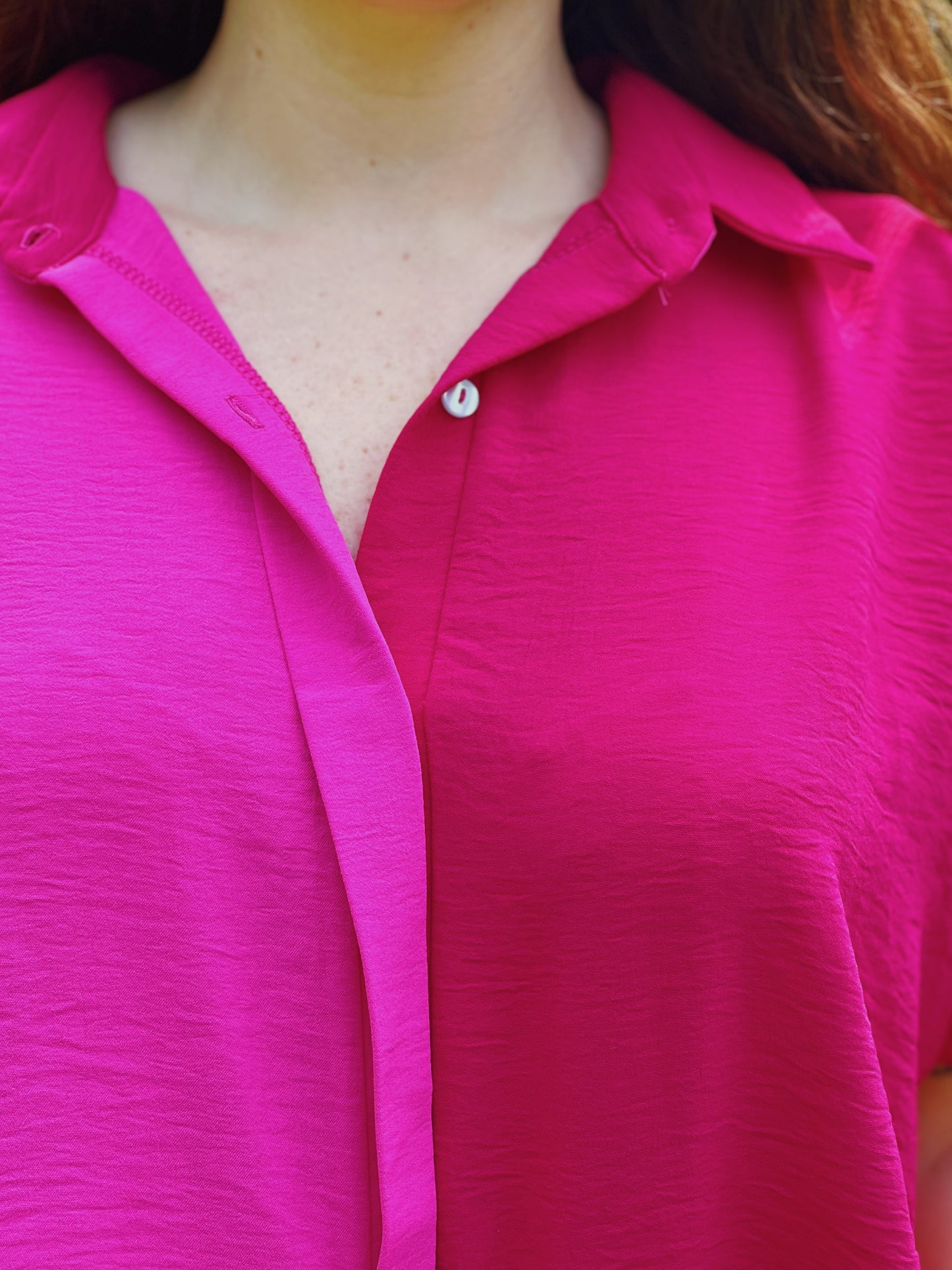 Timeless Beauty Fuchsia Blouse