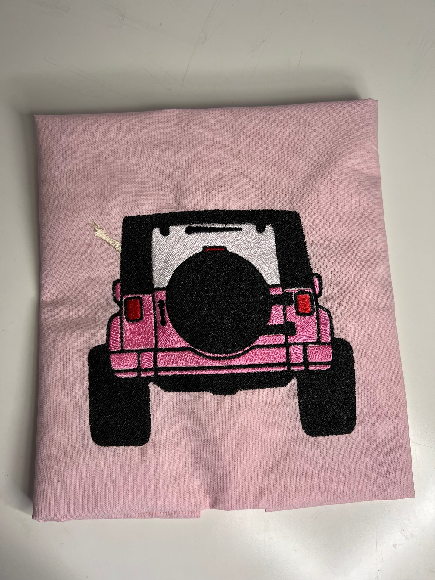 Pink Jeep Tote