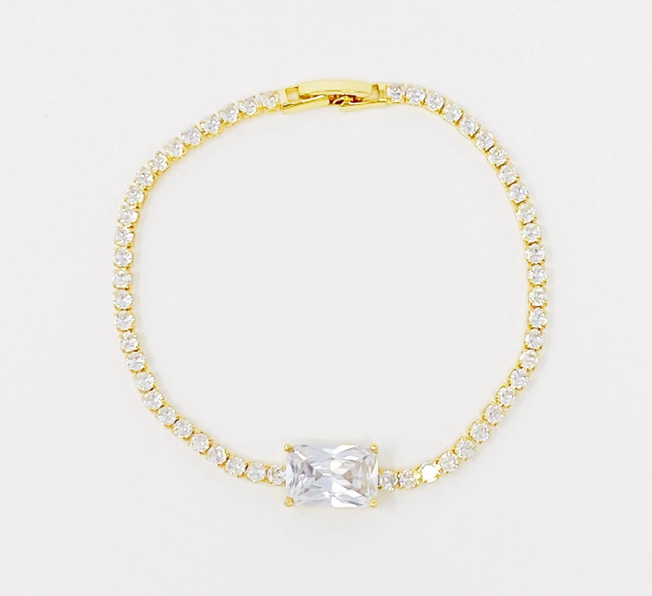 Precious Pendant Tennis Bracelet