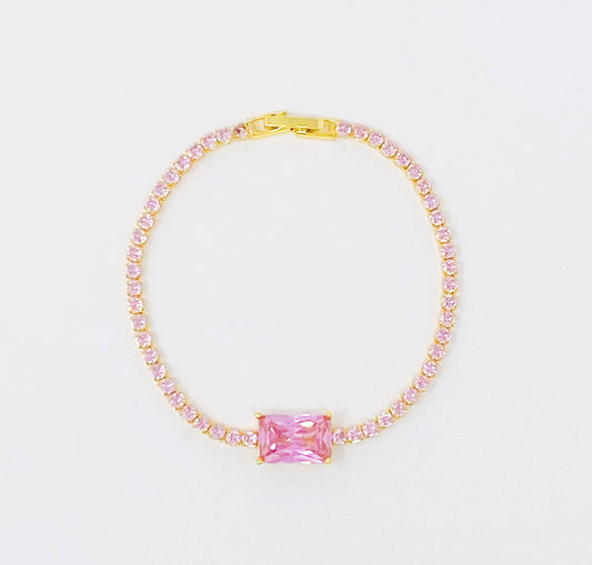 Precious Pendant Tennis Bracelet