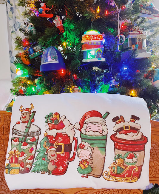 Christmas Coffee Crewneck Sweatshirt