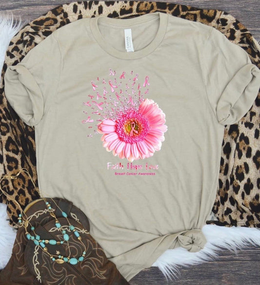 Breast Cancer Daisy T-shirt
