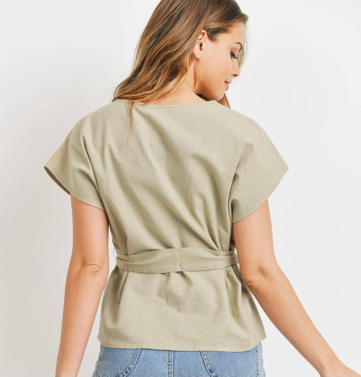 See Me In Sage Top