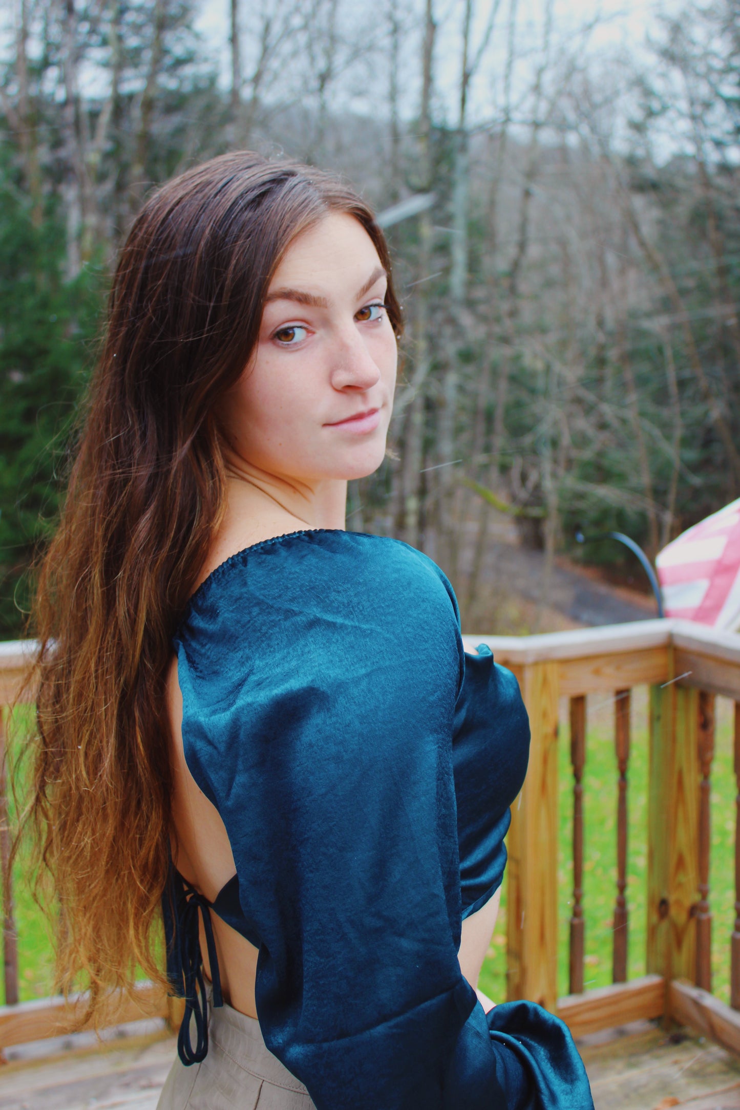 Midnight Mood Teal Top