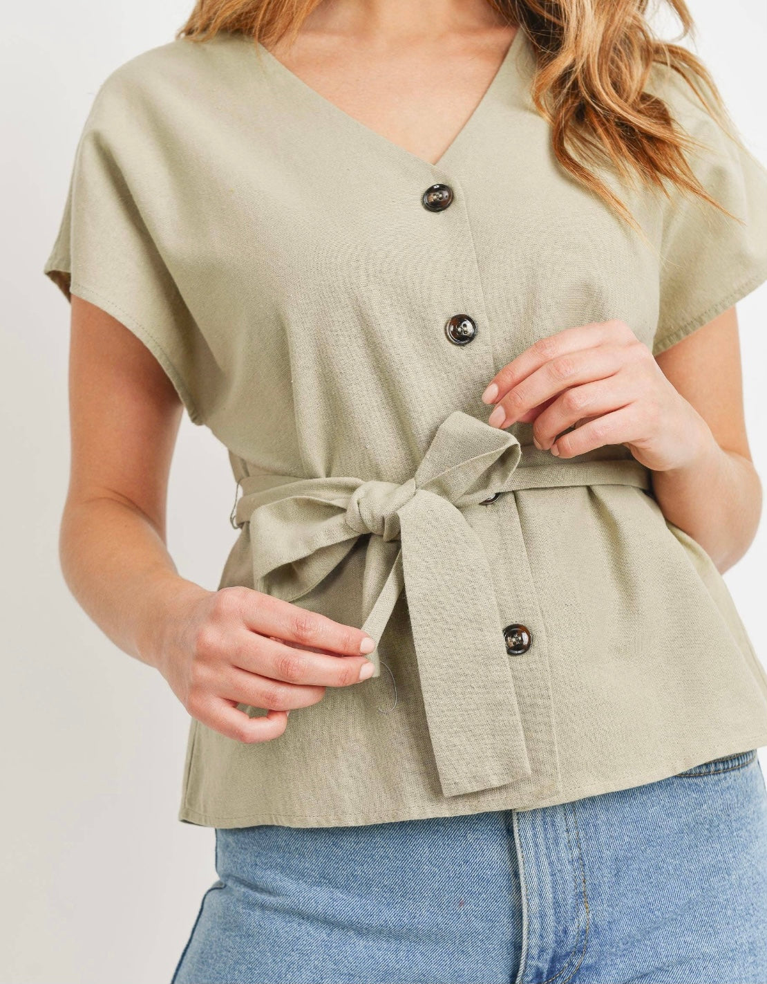 See Me In Sage Top