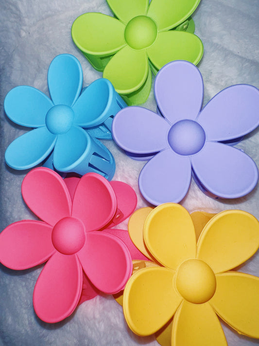 Full Flower Claw Clips