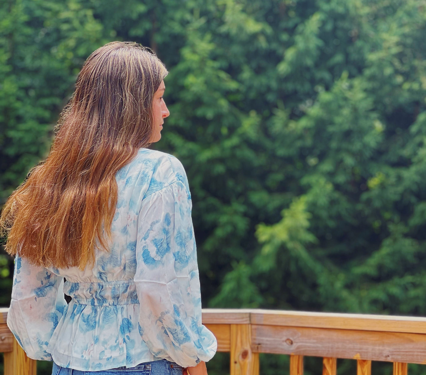 In the Clouds Blouse