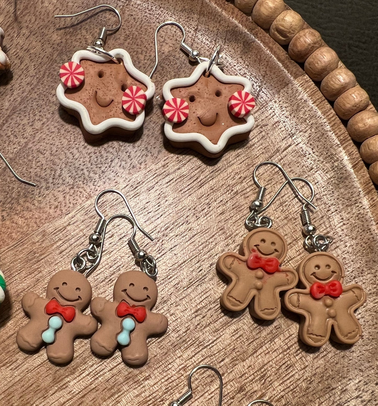 Christmas Gingerbread Earring Collection