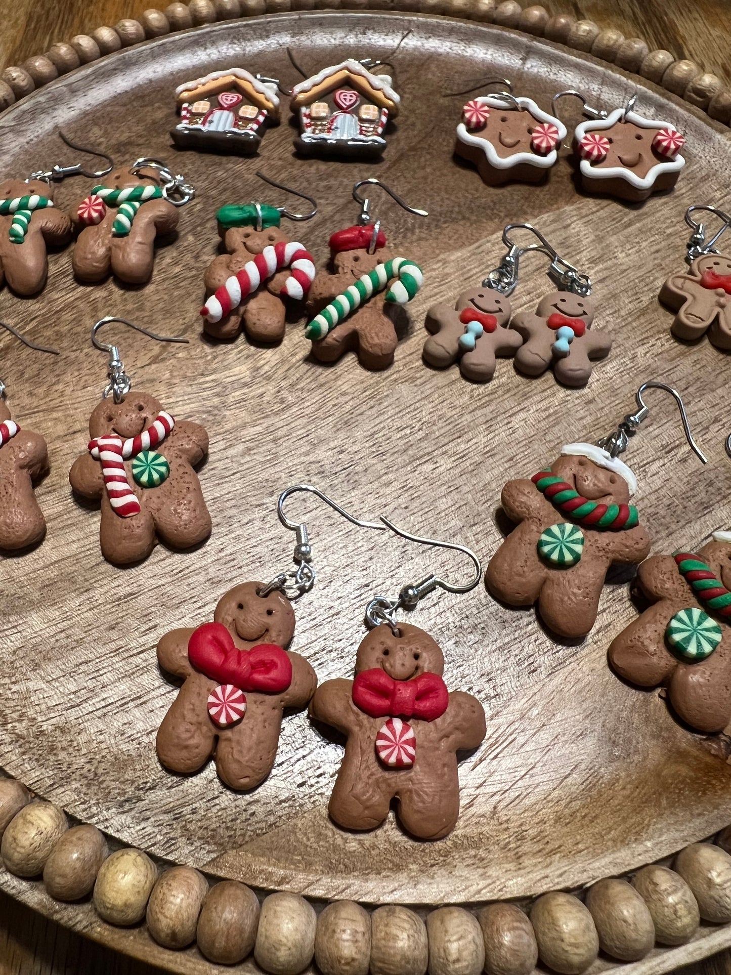 Christmas Gingerbread Earring Collection