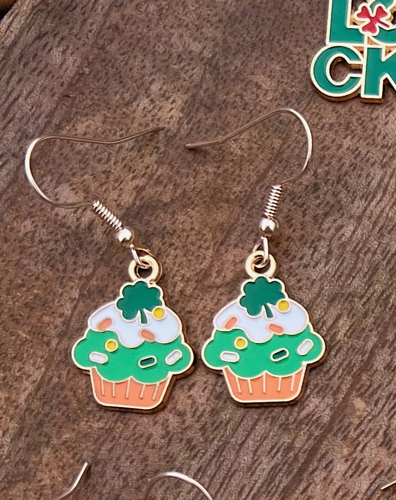 Handmade St Patrick’s Day Collection Dangle Earrings