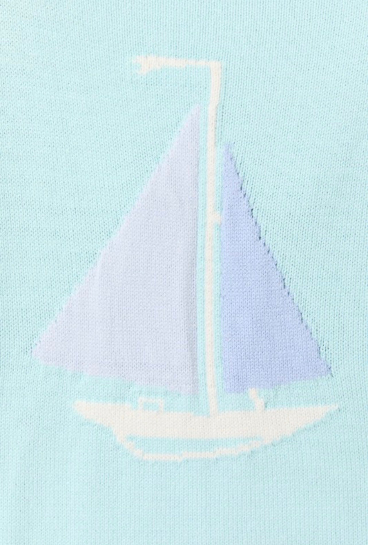 Sail Away Boat Neck Sweater in Mint