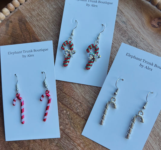 Candy Cane Earrings
