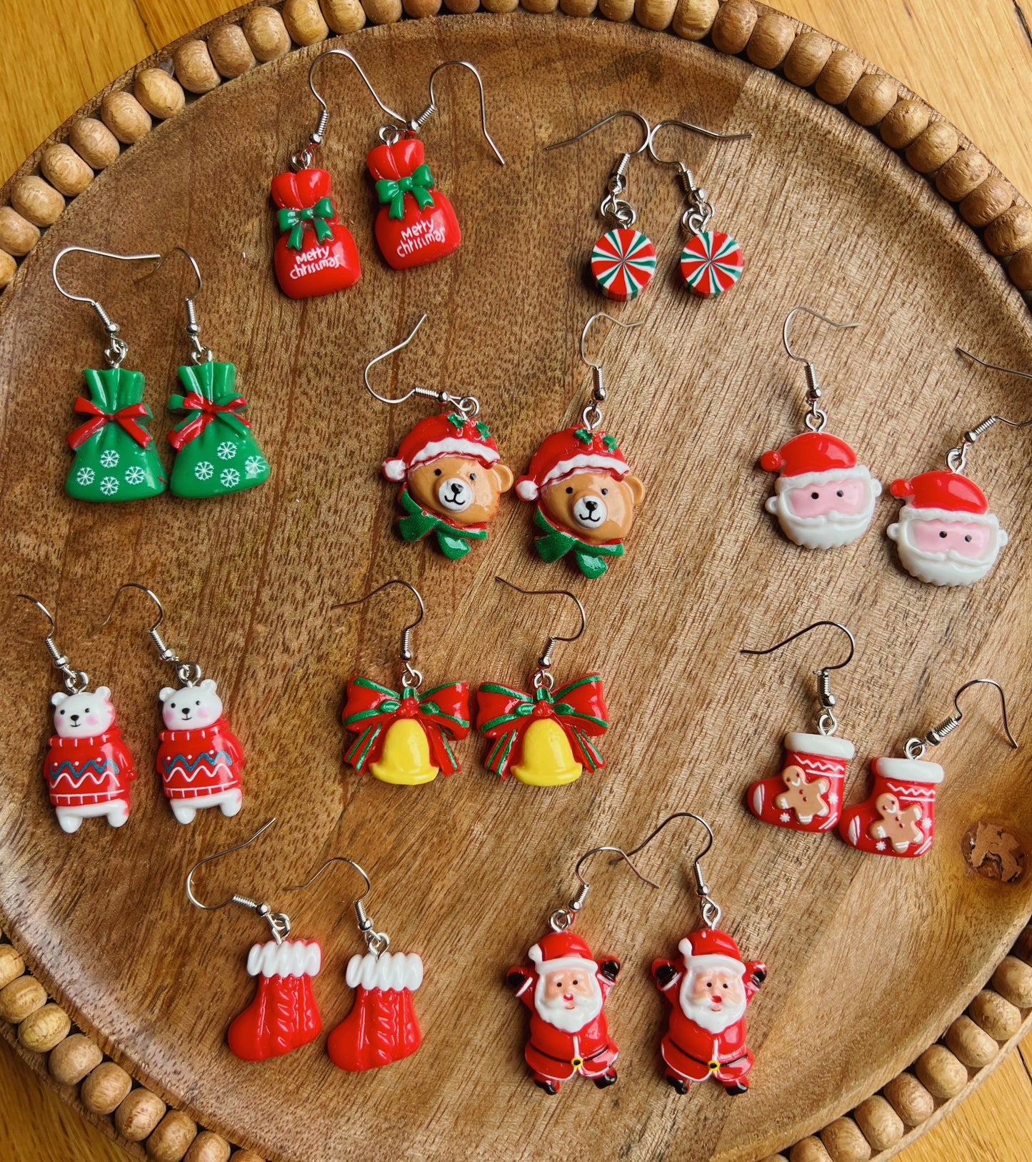 Christmas Collection Handmade Holiday Earrings