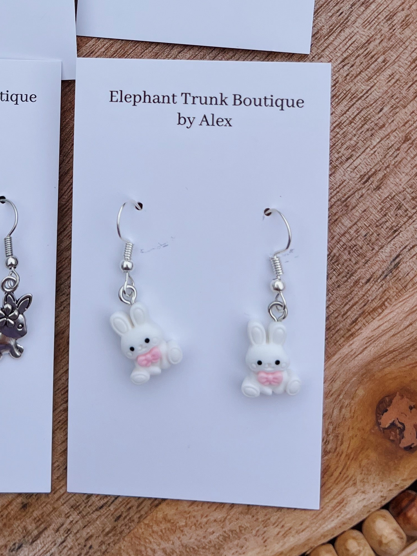 Easter Bunny Dangle Earrings