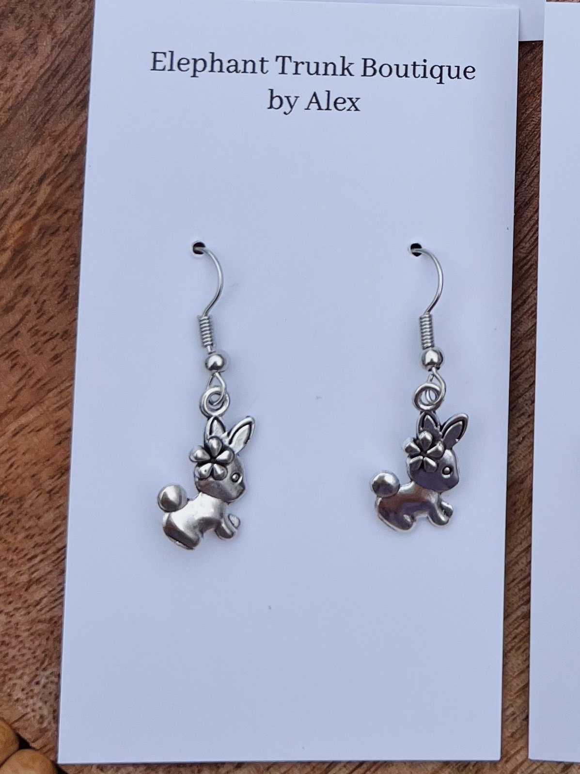 Easter Bunny Dangle Earrings