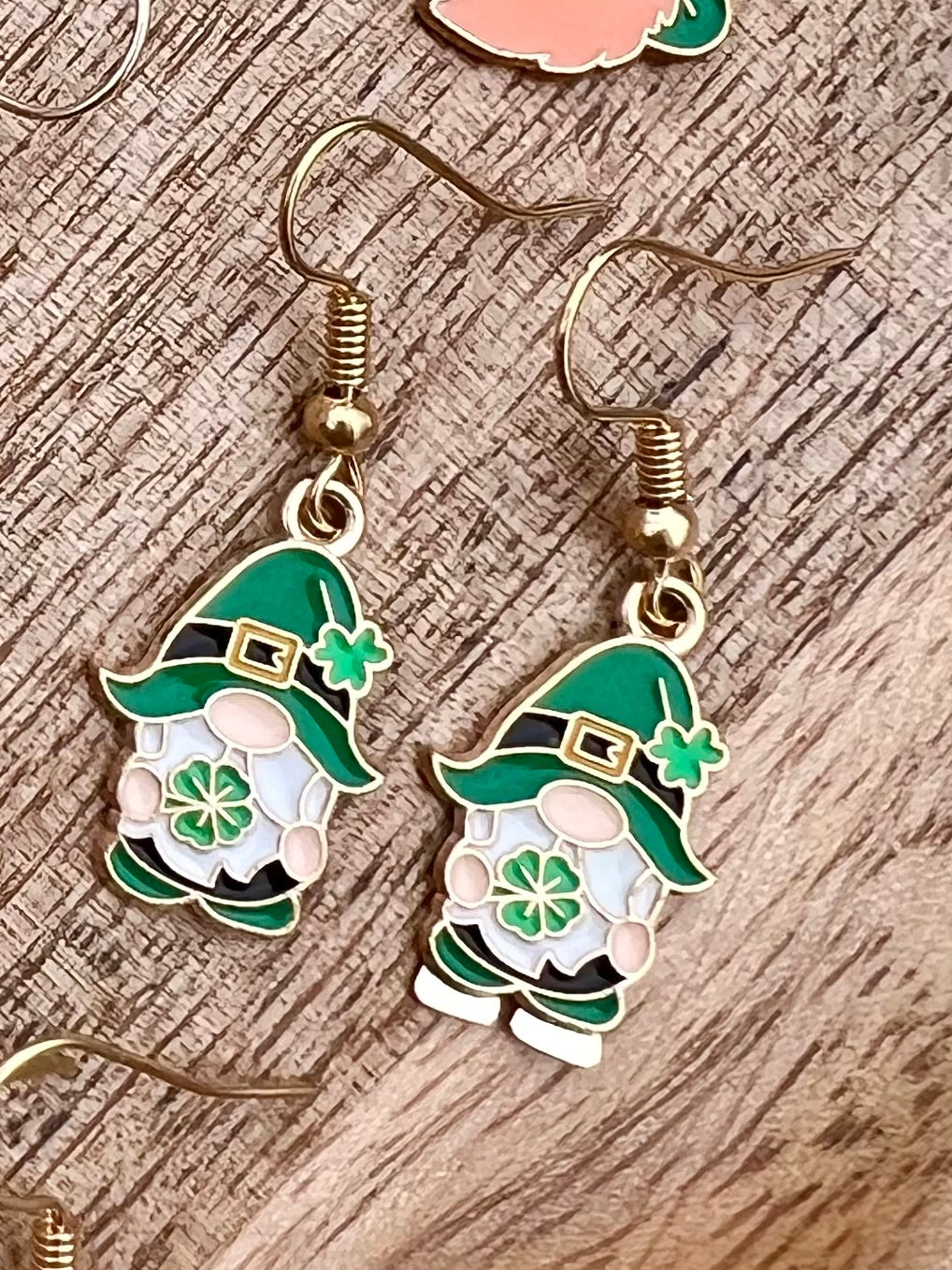 Handmade St Patrick’s Day Collection Dangle Earrings