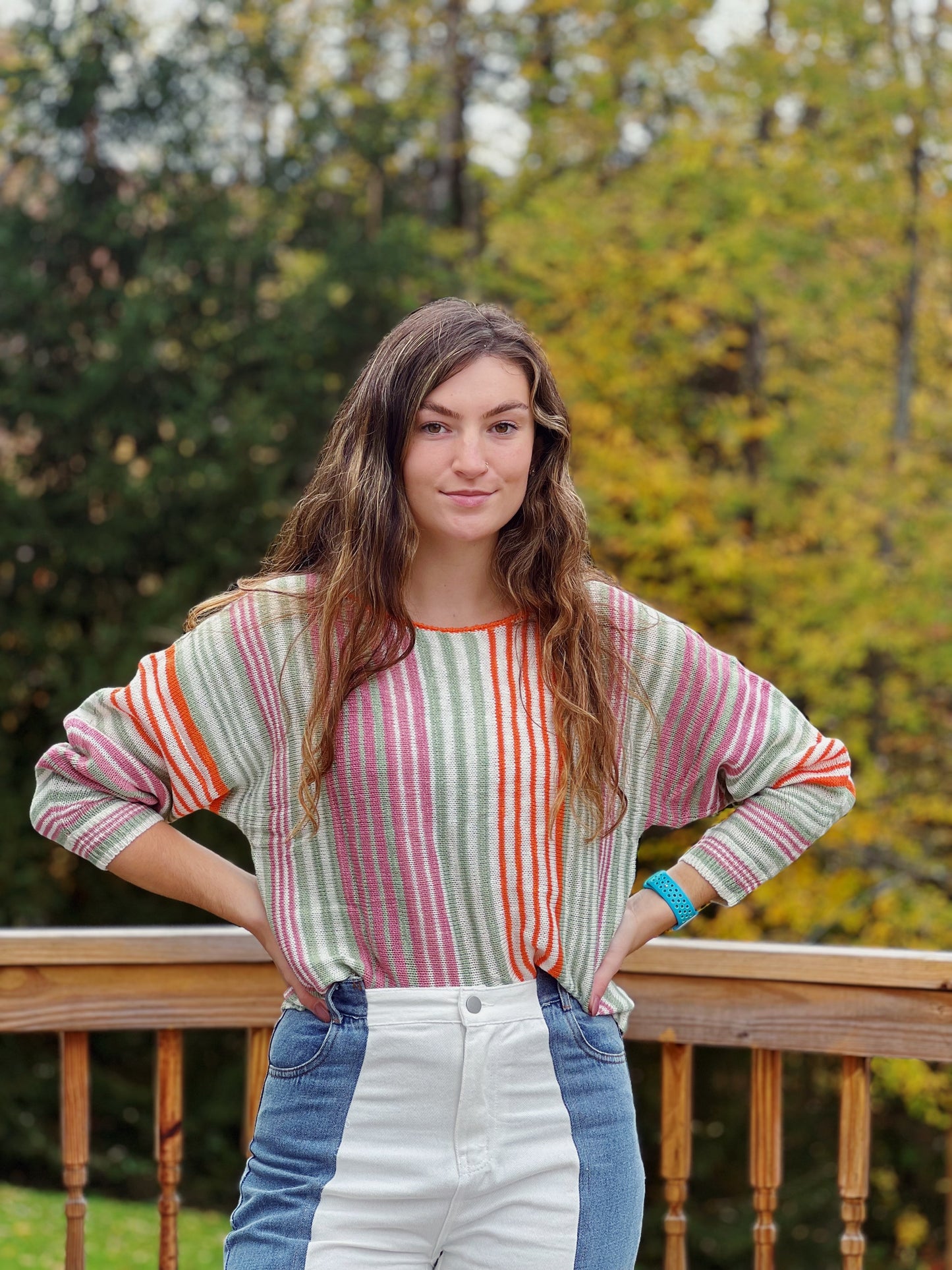 That Fall Feeling Striped Sweater