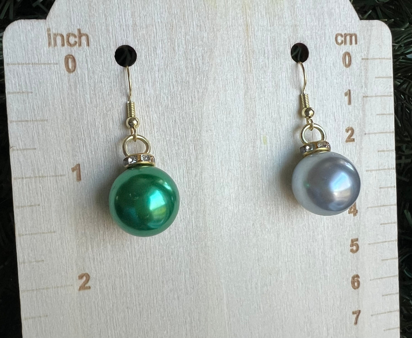 Ornament Ball Dangle Earrings