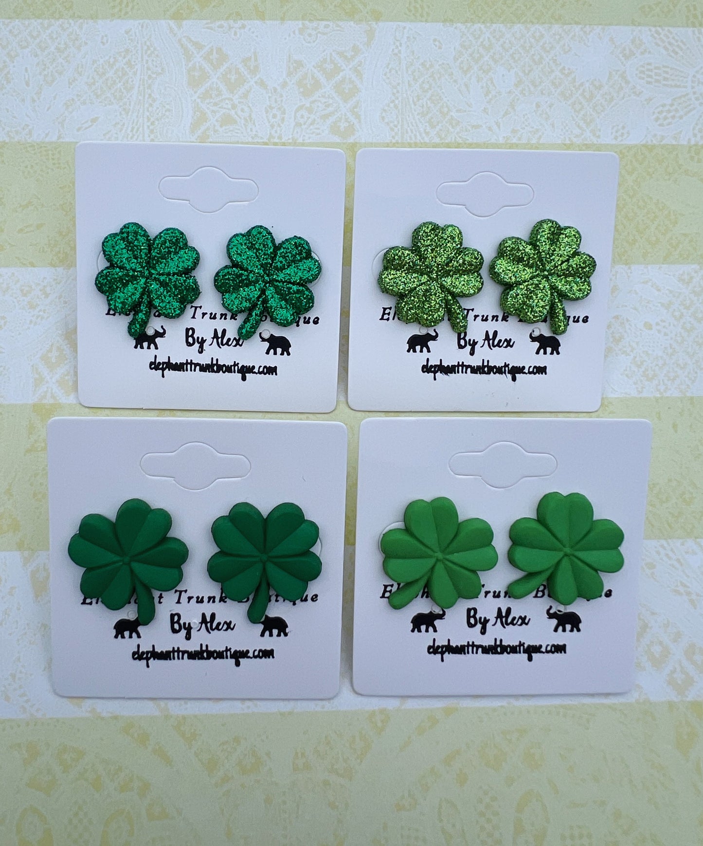 Shamrock Stud Earrings